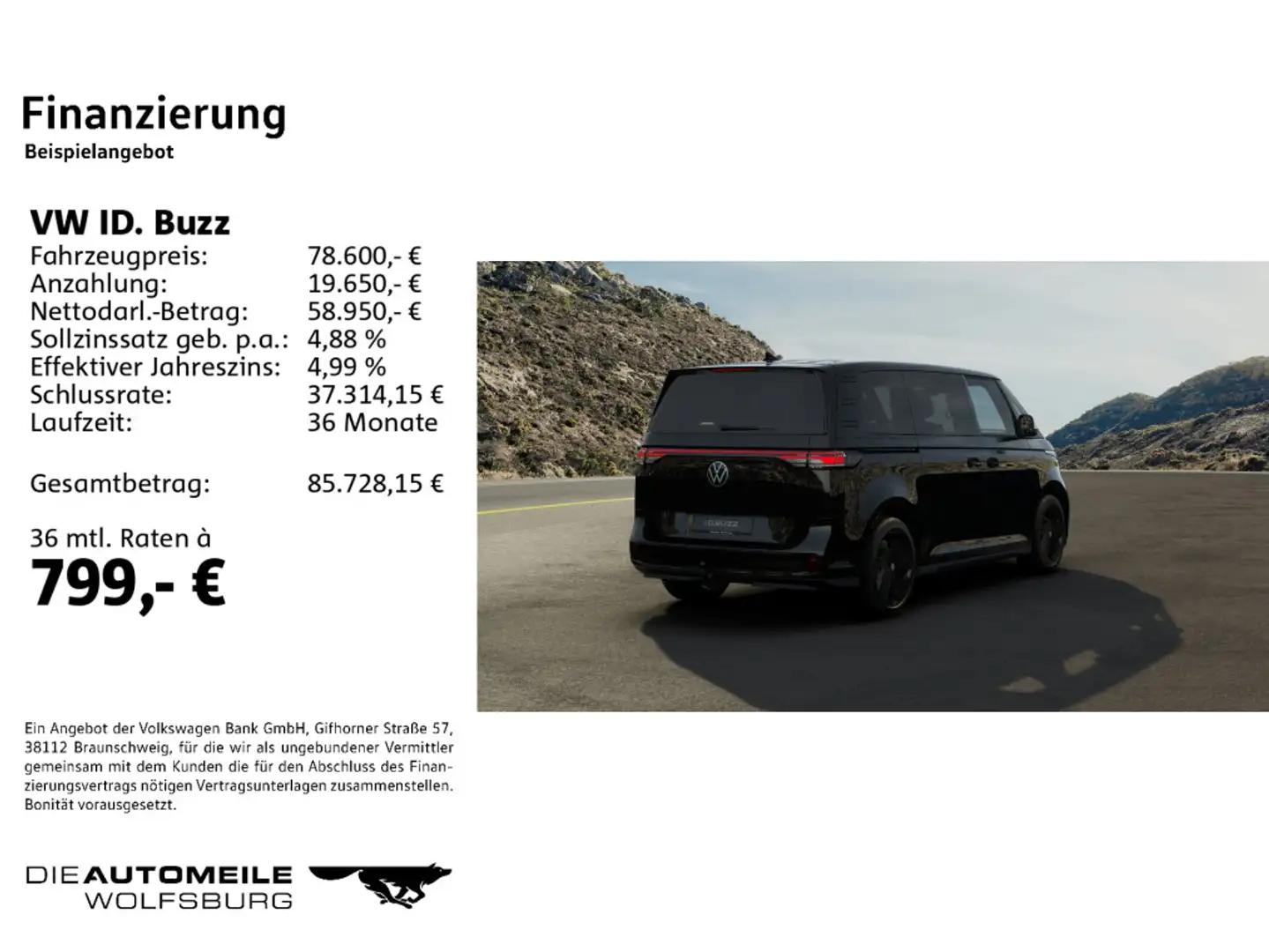 Volkswagen ID. Buzz ID.Buzz KR 4Motion GTX Noir - 2