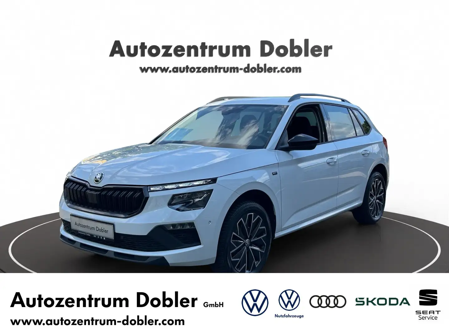 Skoda Kamiq 1.0 TSI DSG Selection ACC LED EURO6 Klima Weiß - 1