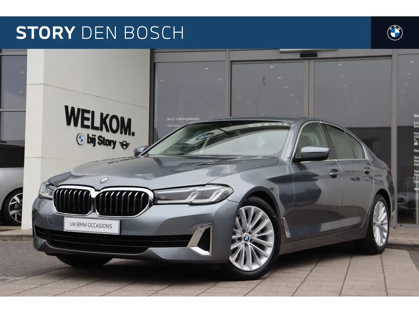 BMW 520 5 Serie 520i High Executive Luxury Line Automaat / Grijs - 1