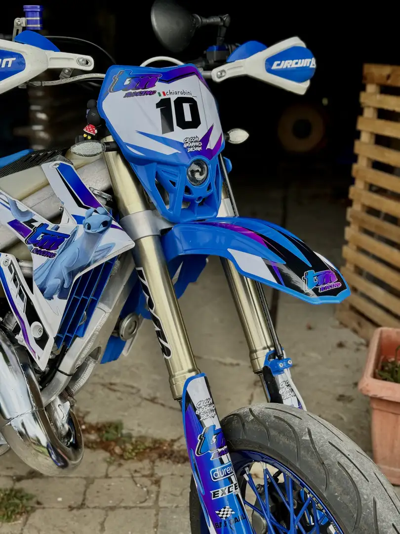 TM SMR 125 2T motard Bleu - 1