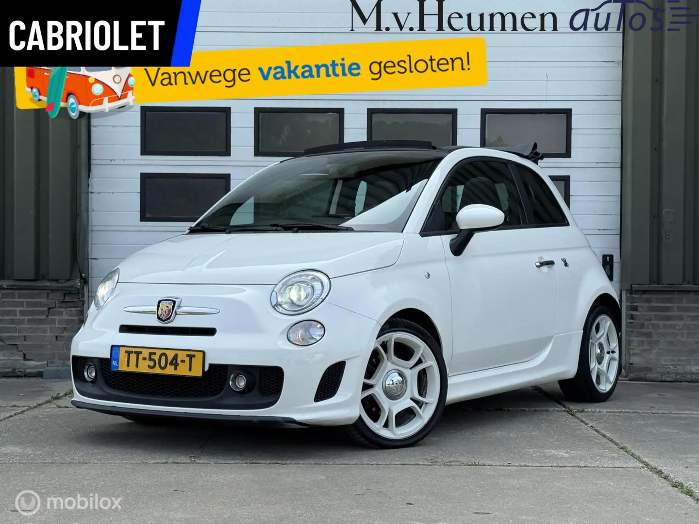 Fiat 500C Abarth 1.4-16V Leder CarPlay Camera Xenon Білий - 1