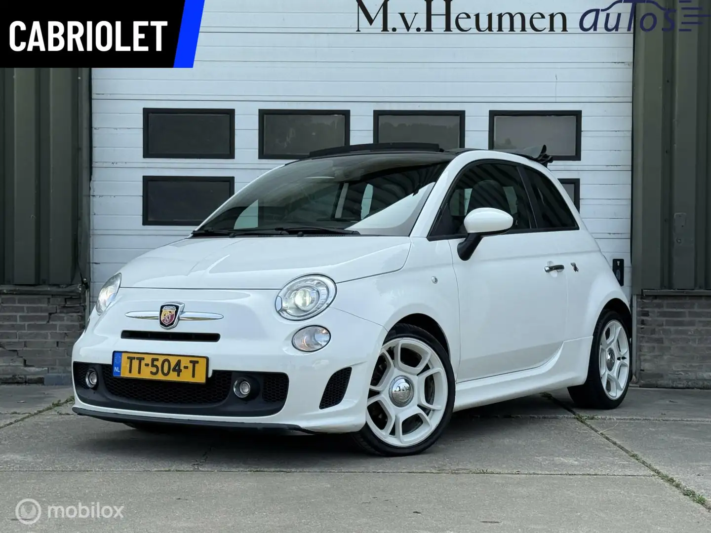 Fiat 500C Abarth 1.4-16V Leder CarPlay Camera Xenon Alb - 1