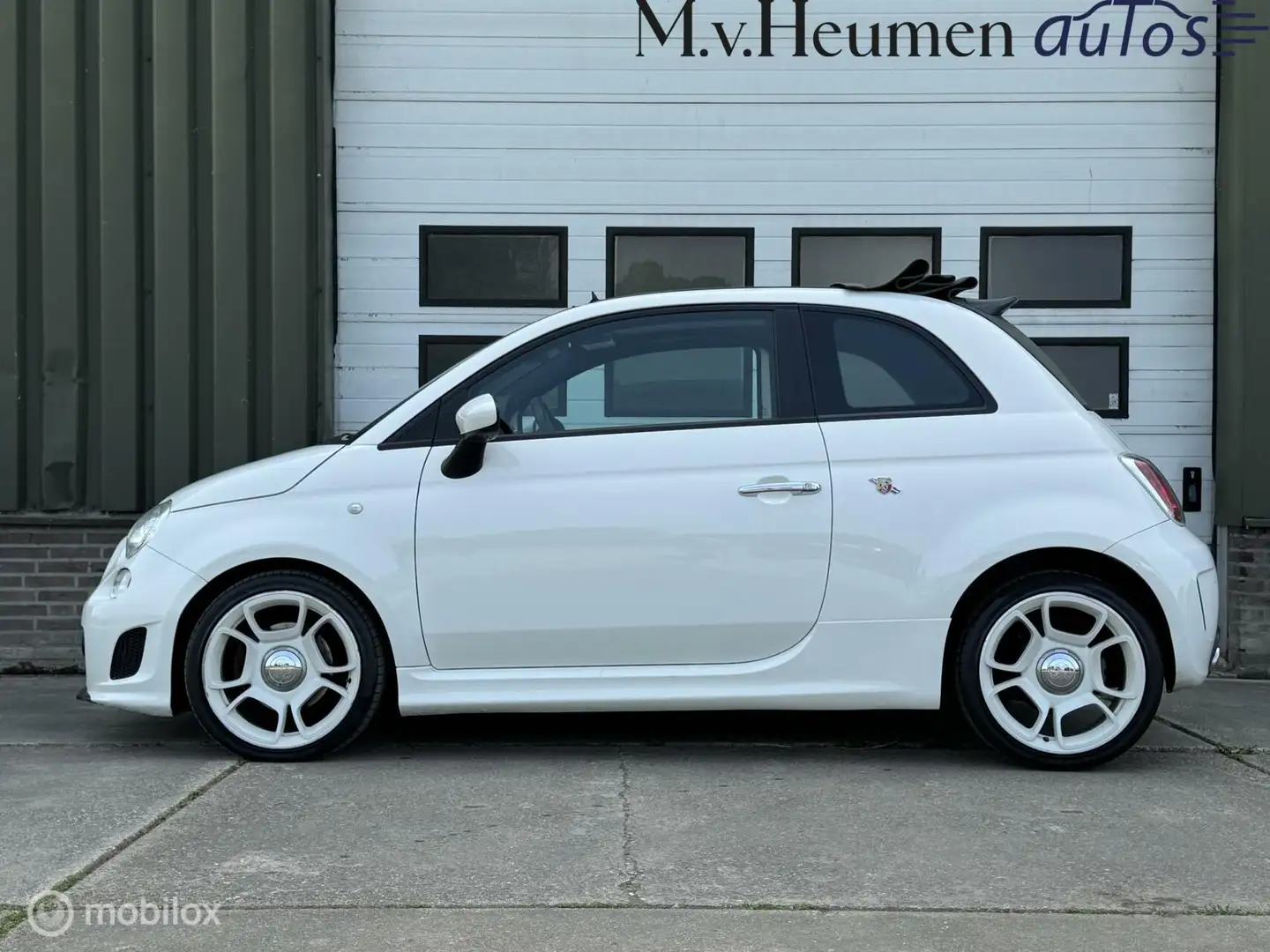 Fiat 500C Abarth 1.4-16V Leder CarPlay Camera Xenon Alb - 2