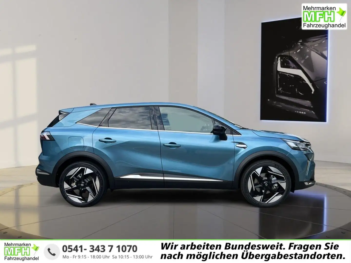 Renault Symbioz Iconic 360° Kamera+Panodach E-Tech Full Hybrid ... Bleu - 1