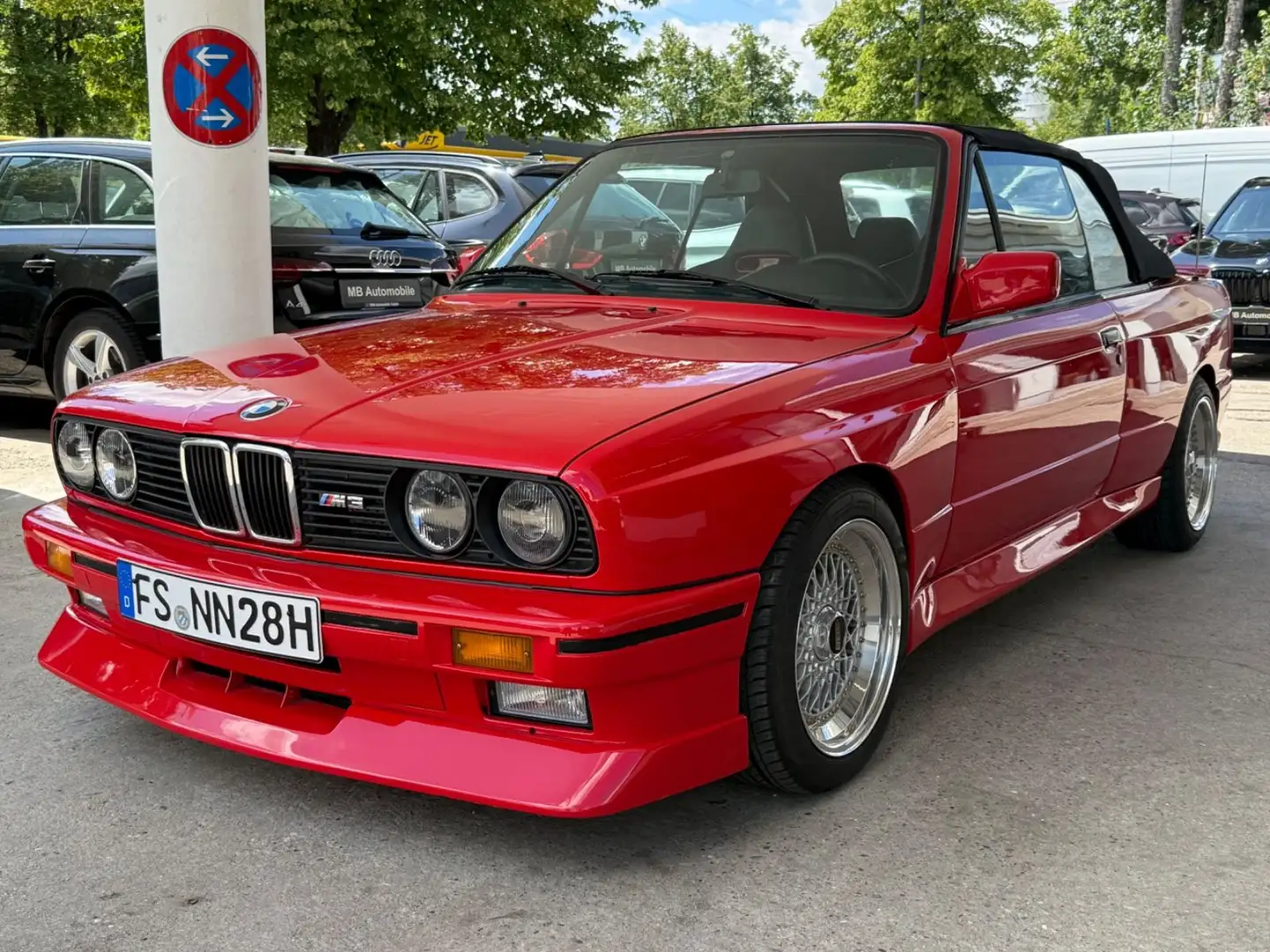 BMW M3 E30 M3 Cabrio*BBS FELGEN* Rouge - 1