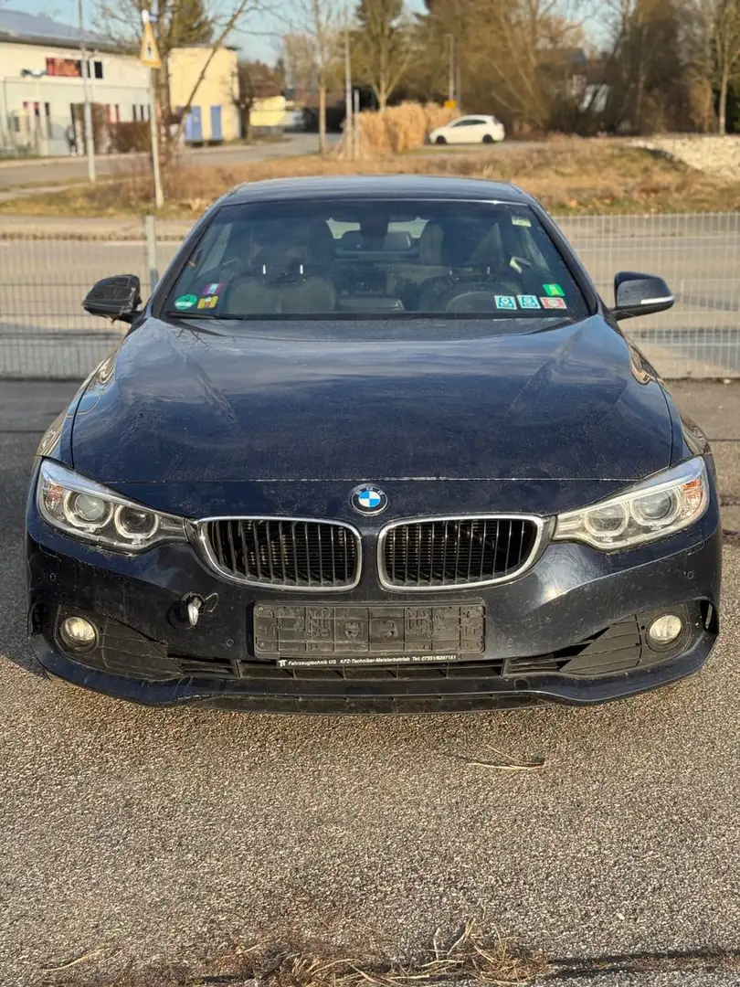 BMW 425 d Cabrio 218Ps 1.HAND/HARMAN-KAR/MOTORSCHADEN Bleu - 2