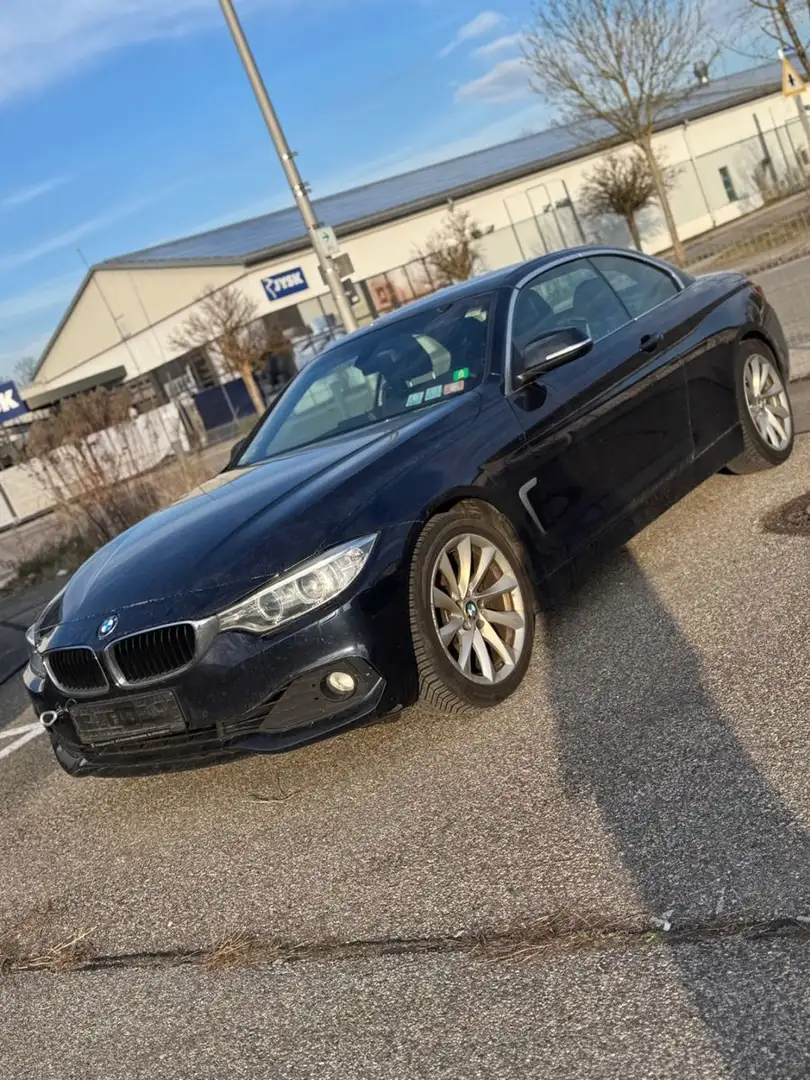BMW 425 d Cabrio 218Ps 1.HAND/HARMAN-KAR/MOTORSCHADEN Bleu - 1