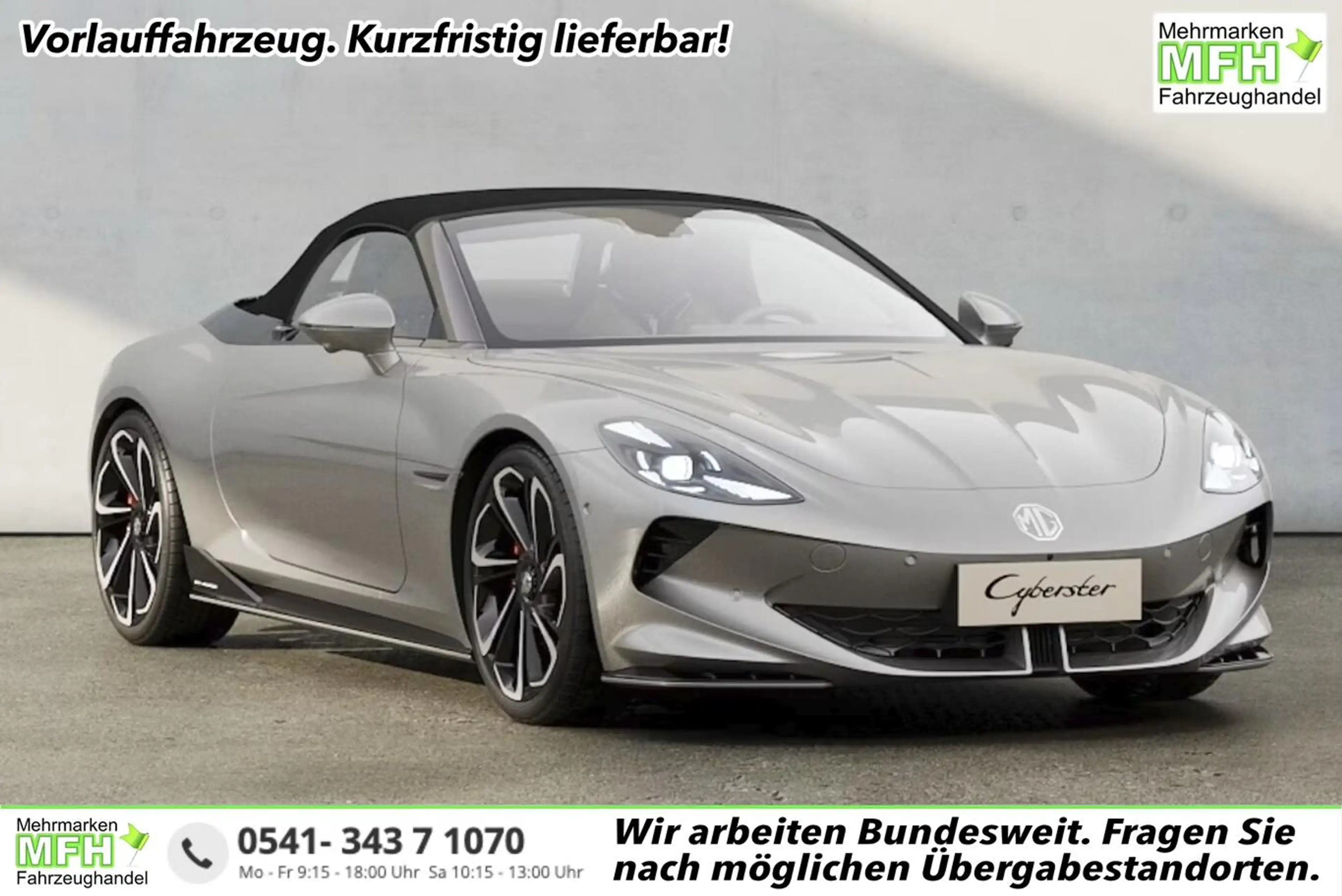 MG Cyberster XPOWER (Dual Motor)  77kWh AWD ACC Bose 360° SH...