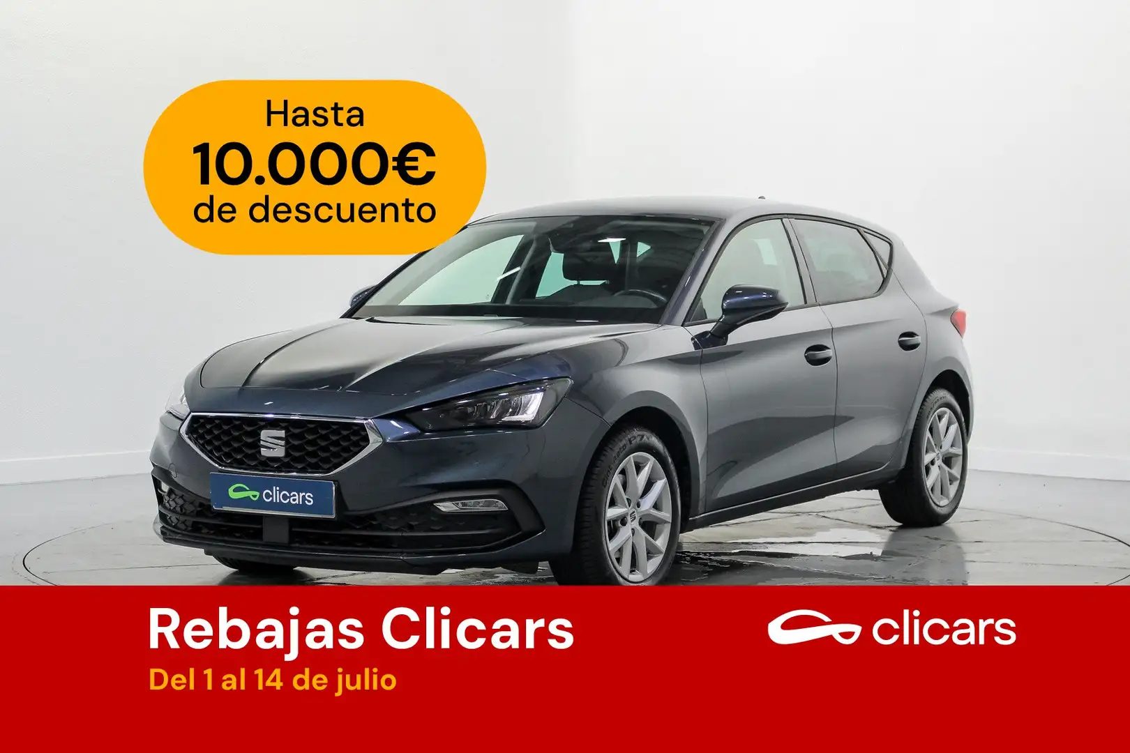SEAT Leon 2.0TDI CR S&S Style Launch Pack con Navegador DSG- Gris - 1