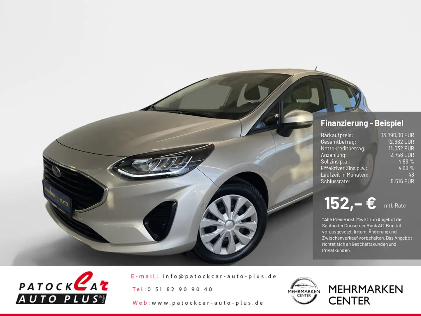 Ford Fiesta 1.1 Cool&Connect PDC NAVI FACEL. LED Silber - 1