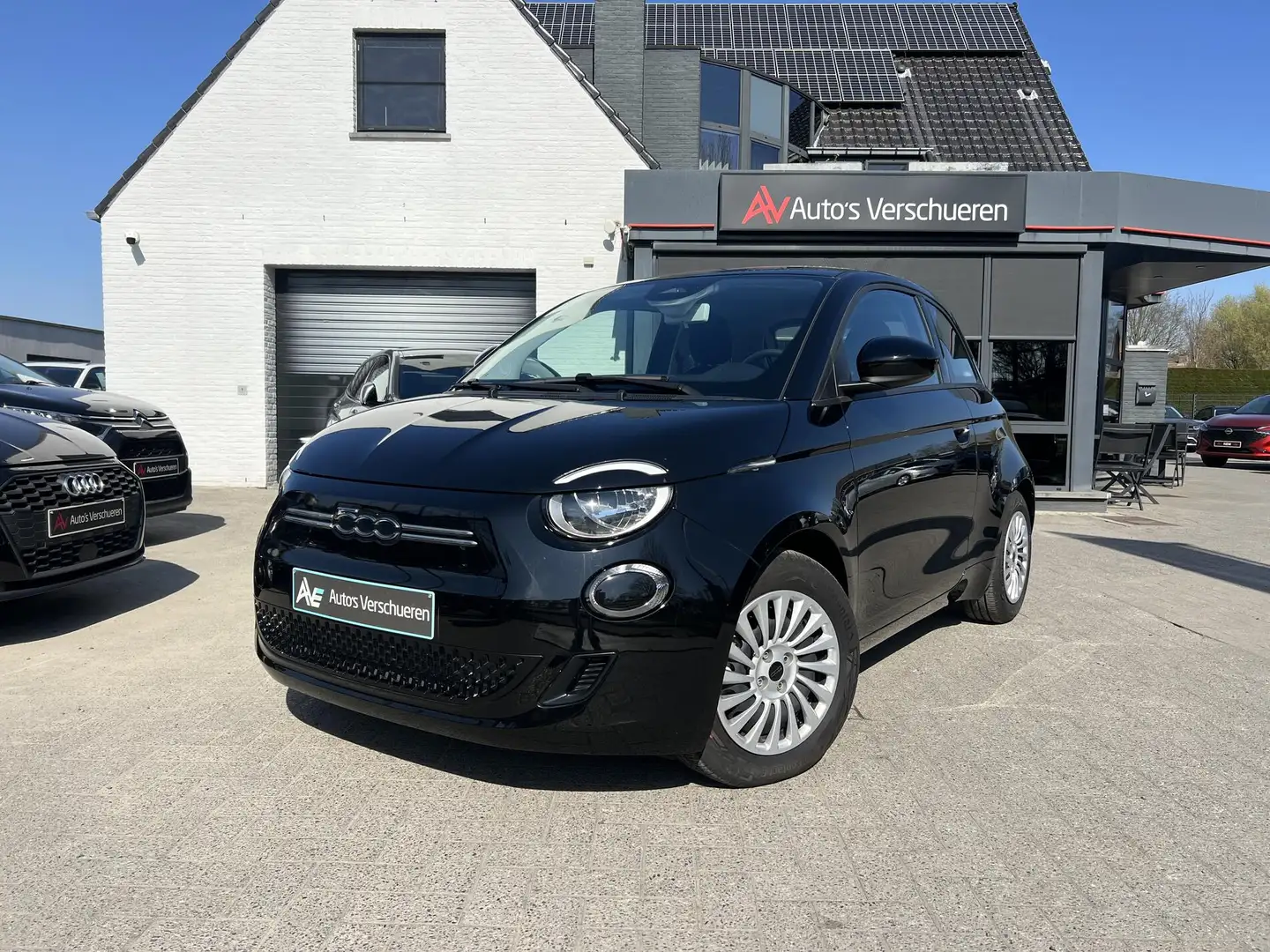Fiat 500e Action ** Lane assist | Airco | BT Чорний - 2