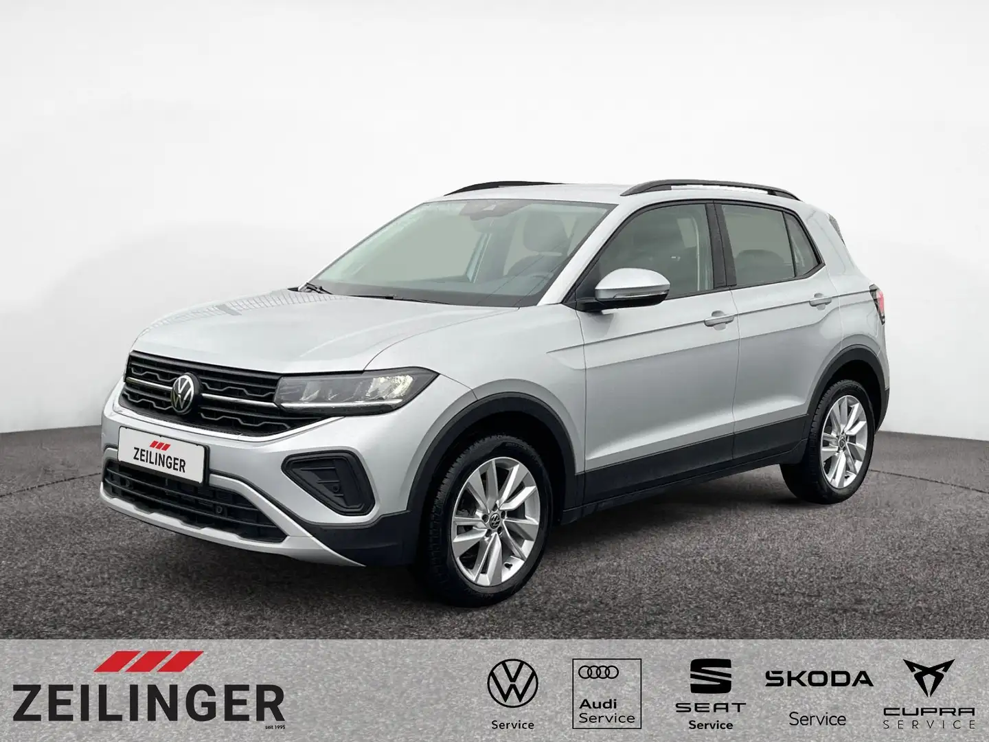 Volkswagen T-Cross Life TSI DSG|ACC|SITZHEIZUNG|17"|CLIMATR Silber - 1