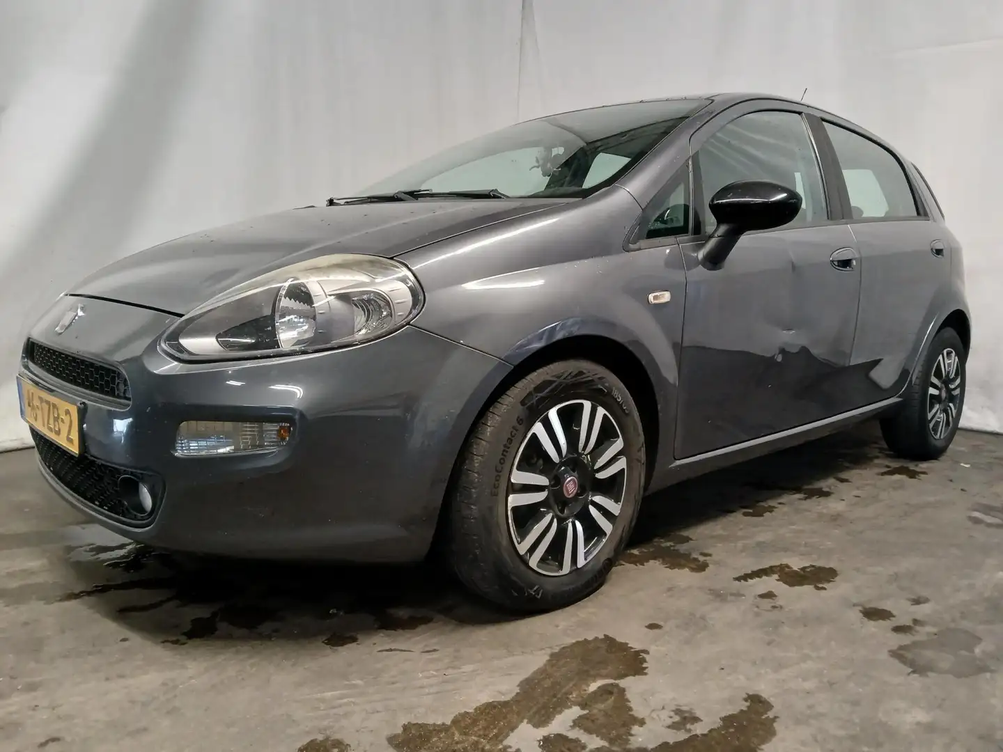 Fiat Punto Evo 0.9 TwinAir Pop - Airco - Linker Zijschade Grijs - 2