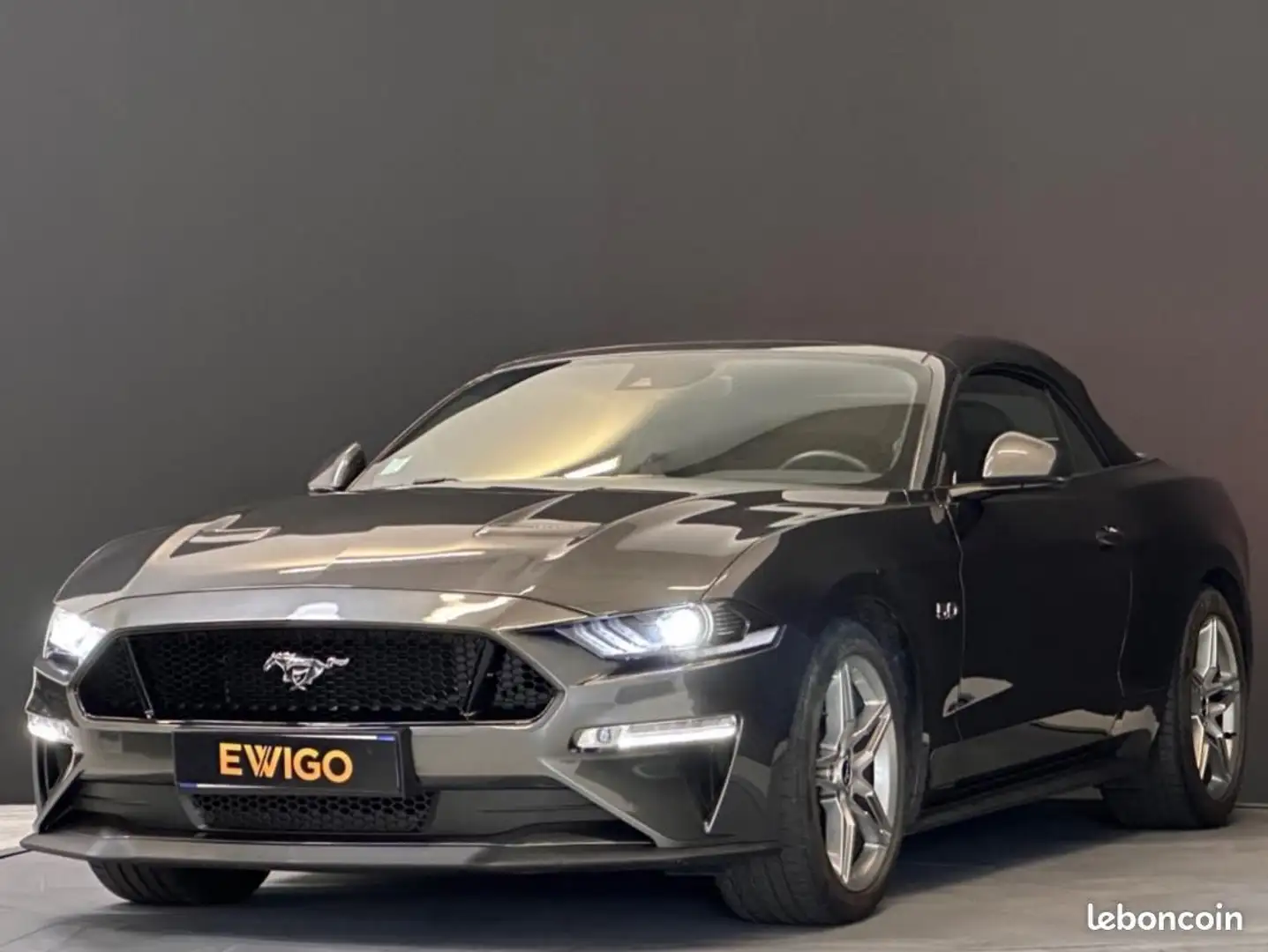 Ford Mustang CABRIOLET 5.0 450ch GT BVA (TVA RÉCUPÉRABLE) Grau - 1