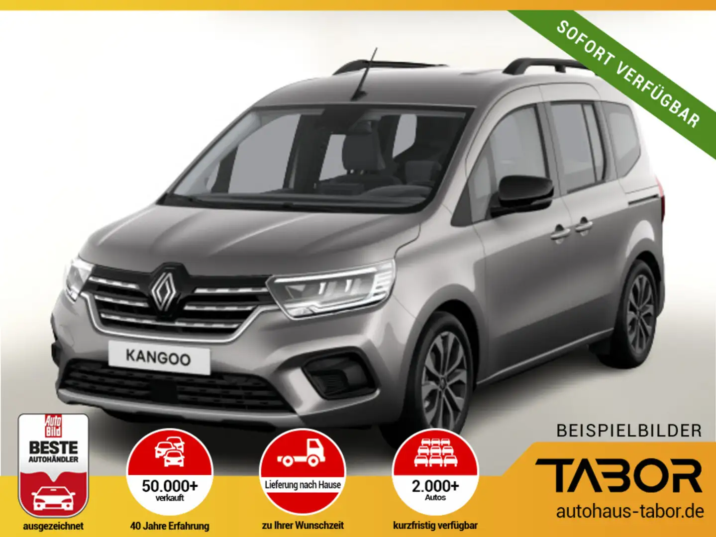 Renault Kangoo E-TECH KANGOO E-TECH Techno Comfort Range AC22 (L2) Gri - 1