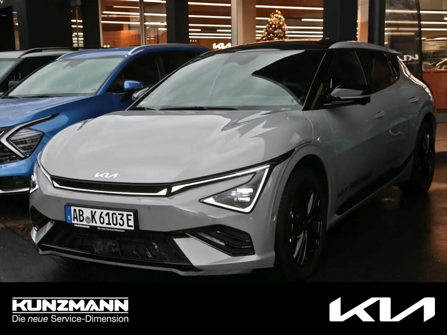 Kia EV6 84 kWh AWD GT-Line Navi Klima Kamera HeadUp Gris - 1