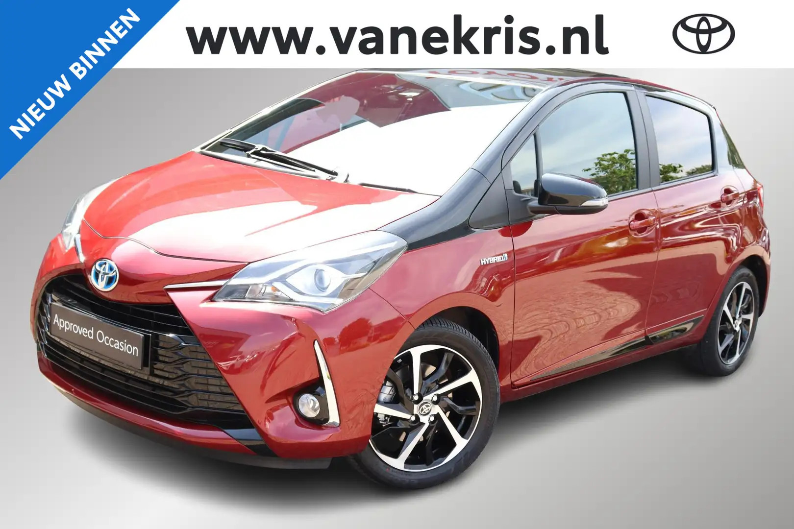 Toyota Yaris 1.5 Hybrid Bi-Tone, Carplay Rot - 1