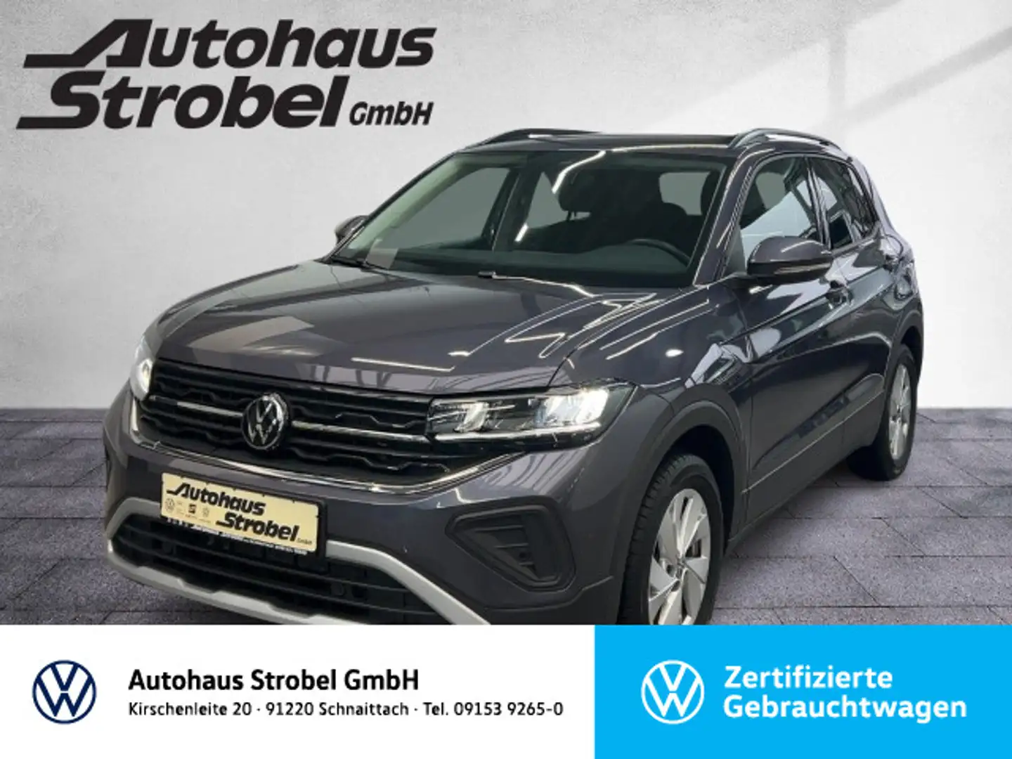 Volkswagen T-Cross 1.5 TSI DSG Life ab 3,99% AHK ACC Navi K Grau - 1