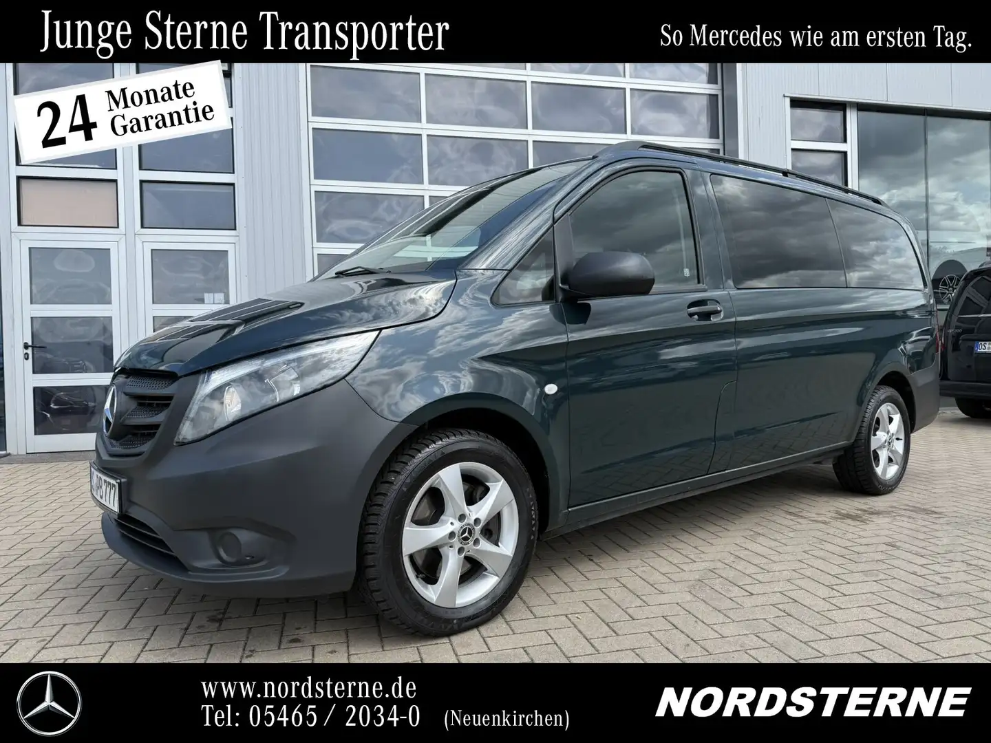 Mercedes-Benz V 200 V 200d 4x4 Tourer AUDIO40 KAMERA STDHZG AHK Vito Green - 1