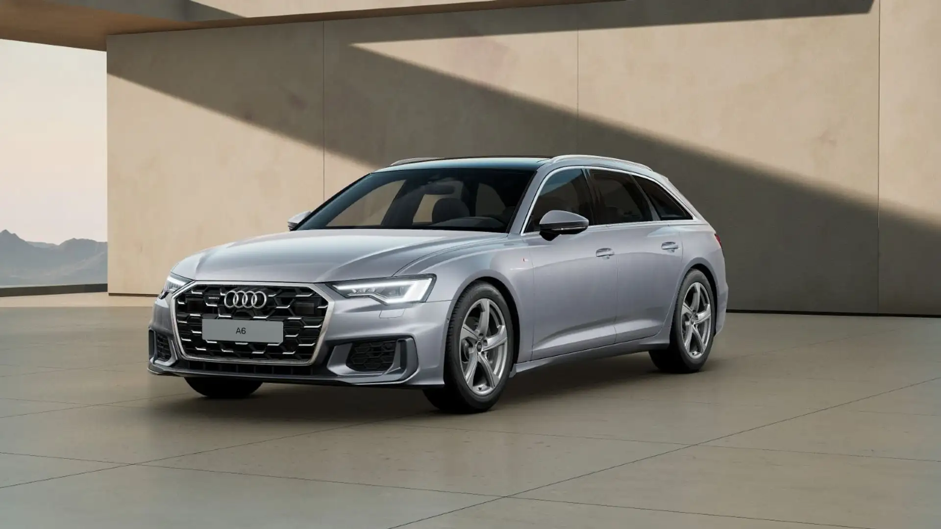 Audi A6 S line 40TDI qu. Stronic Matrix ACC Pan Argento - 2