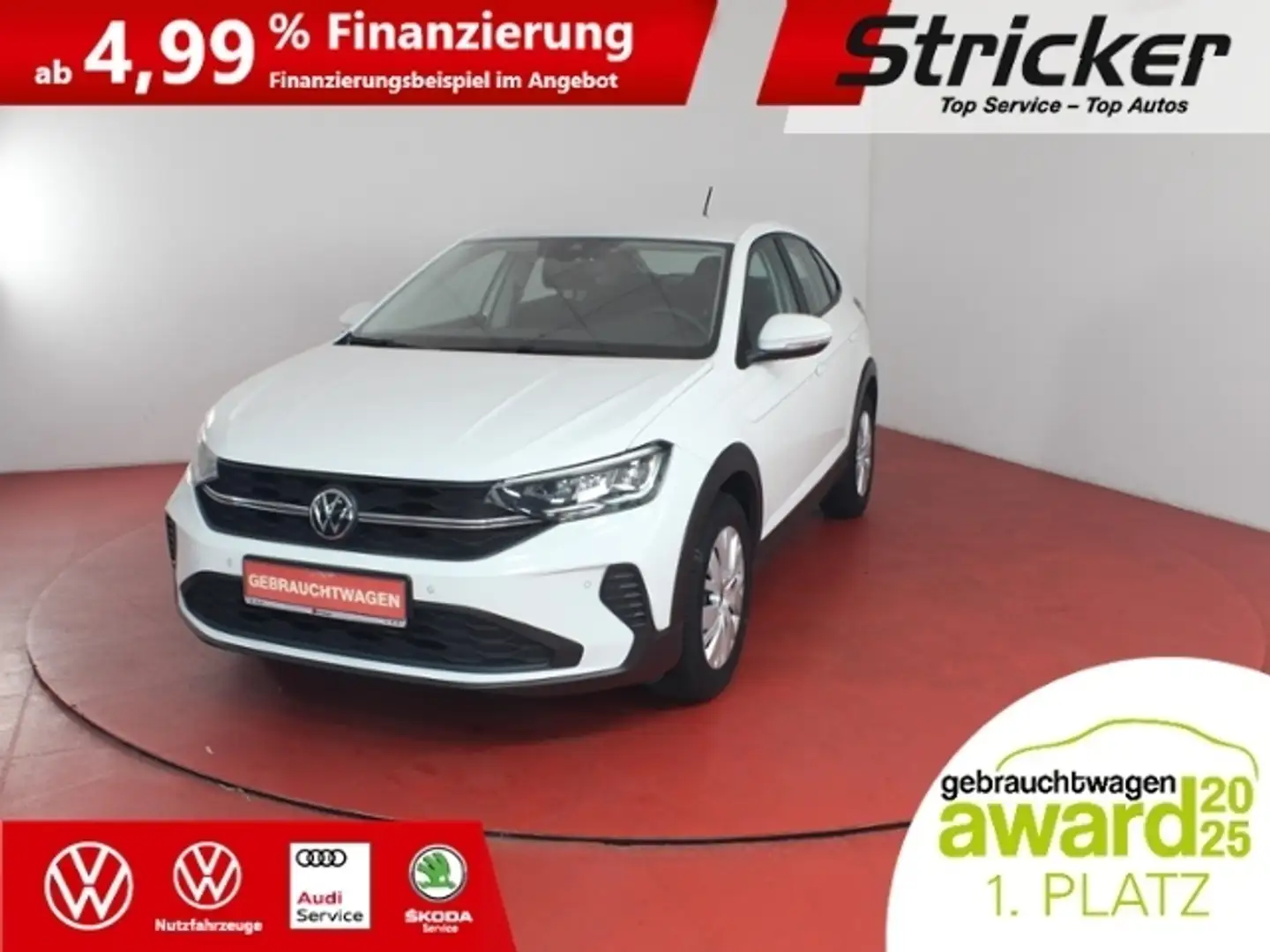 Volkswagen Taigo 1.0 TSI 178,-ohne Anzahlung App-Connect Radio Білий - 1