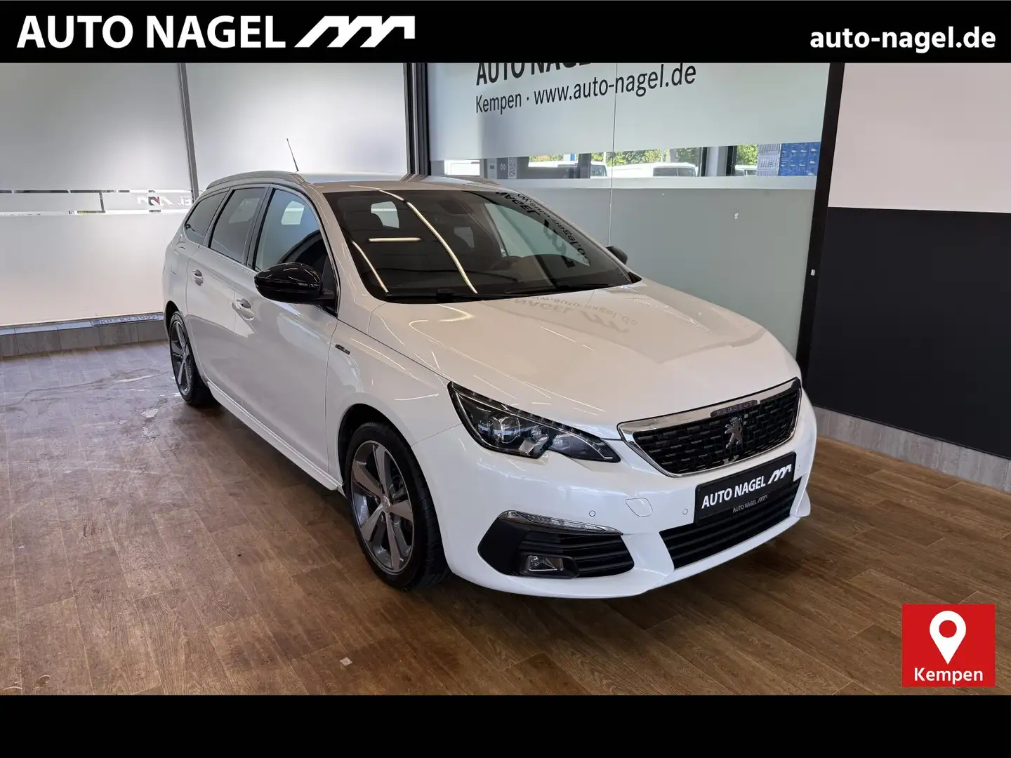Peugeot 308 308 1.2 PureTech 130 SW Allure +LED+NAVI+GT-LINE Weiß - 1