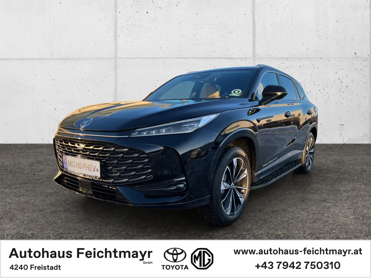 MG HS Plug-in Luxury 5t. Schwarz - 1