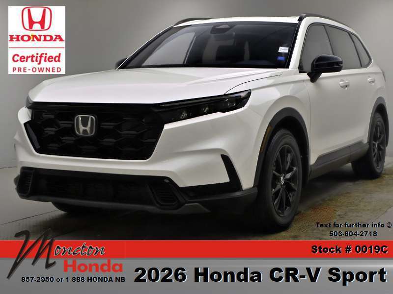 White 2026 Honda CR-V Hybrid SUV / Crossover All-Wheel Drive Automatic