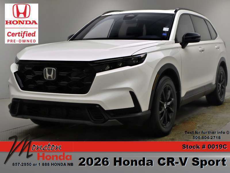 White 2026 Honda CR-V Hybrid SUV / Crossover All-Wheel Drive Automatic