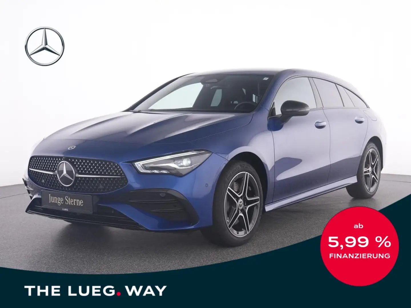 Mercedes-Benz CLA 250 e SB AMG+AHK+LED+Sound+Dist+Totw+RFK+PTS Blau - 1