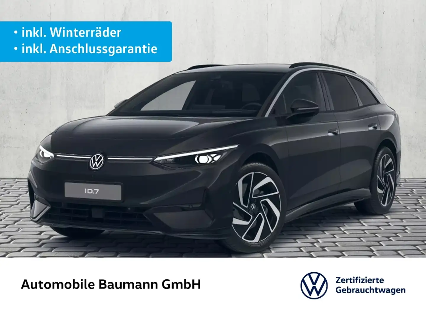 Volkswagen ID.7 Tourer Pro *MATRIX*AHK*H&K*WÄPU* Schwarz - 1