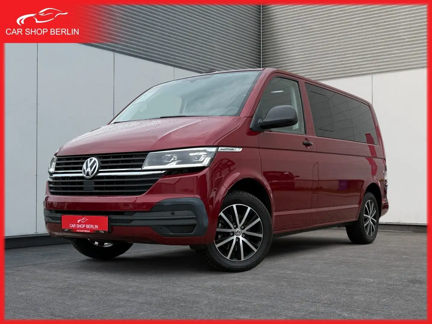 Volkswagen T6 Multivan T6.1 Multivan DSG LED ACC RFK 1.Hand unfallfrei Roşu - 1