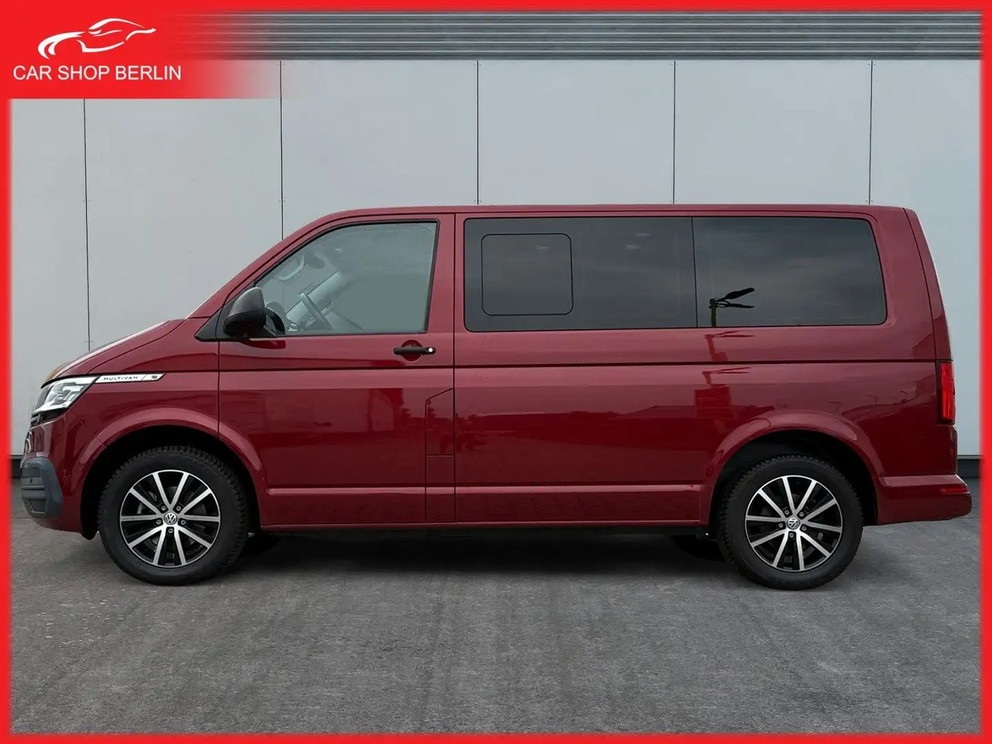 Volkswagen T6 Multivan T6.1 Multivan DSG LED ACC RFK 1.Hand unfallfrei Roşu - 2