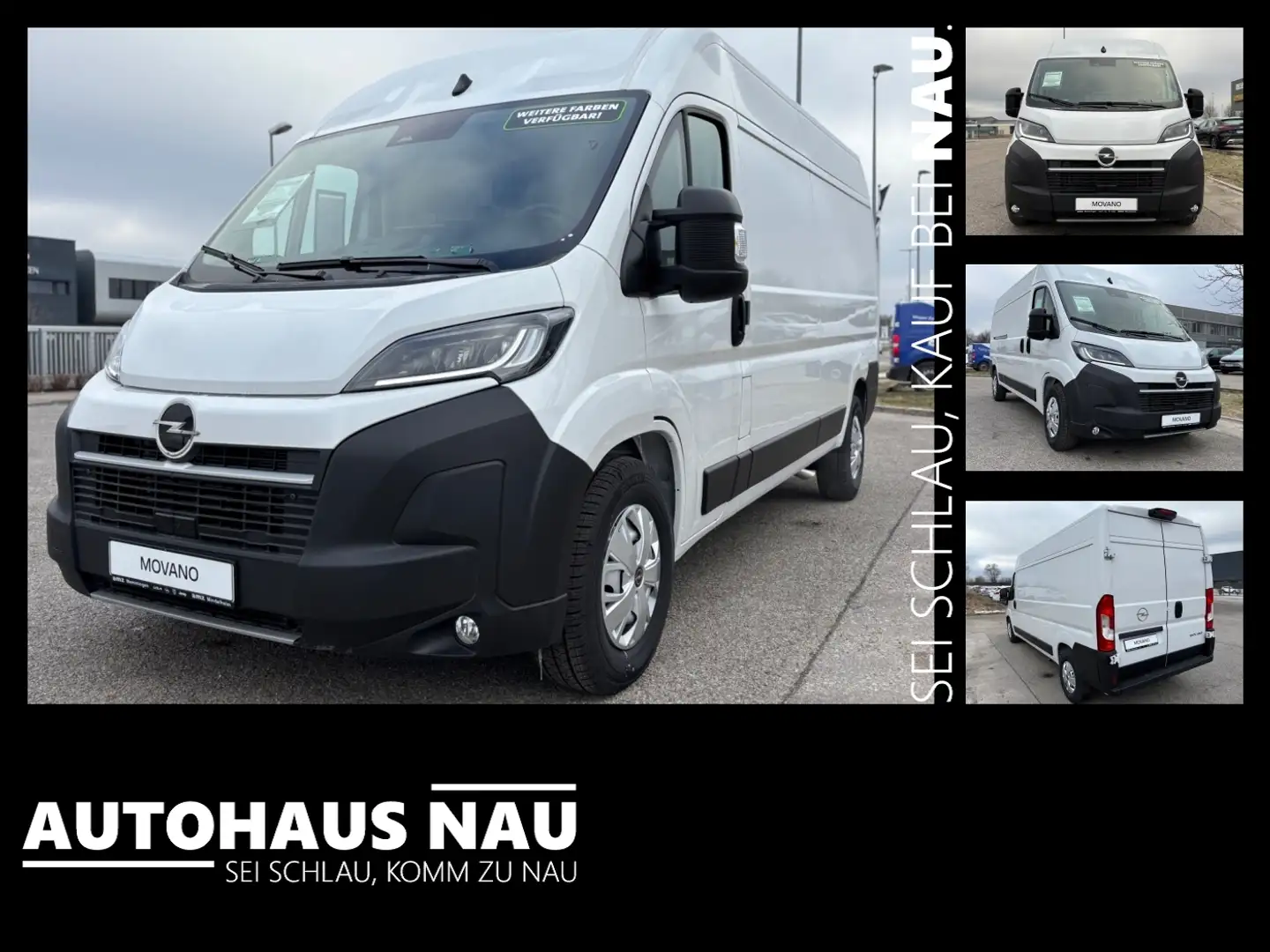 Opel Movano 2.2D 140 L3H2 verstärkt Navi*Sitzheizung Weiß - 1