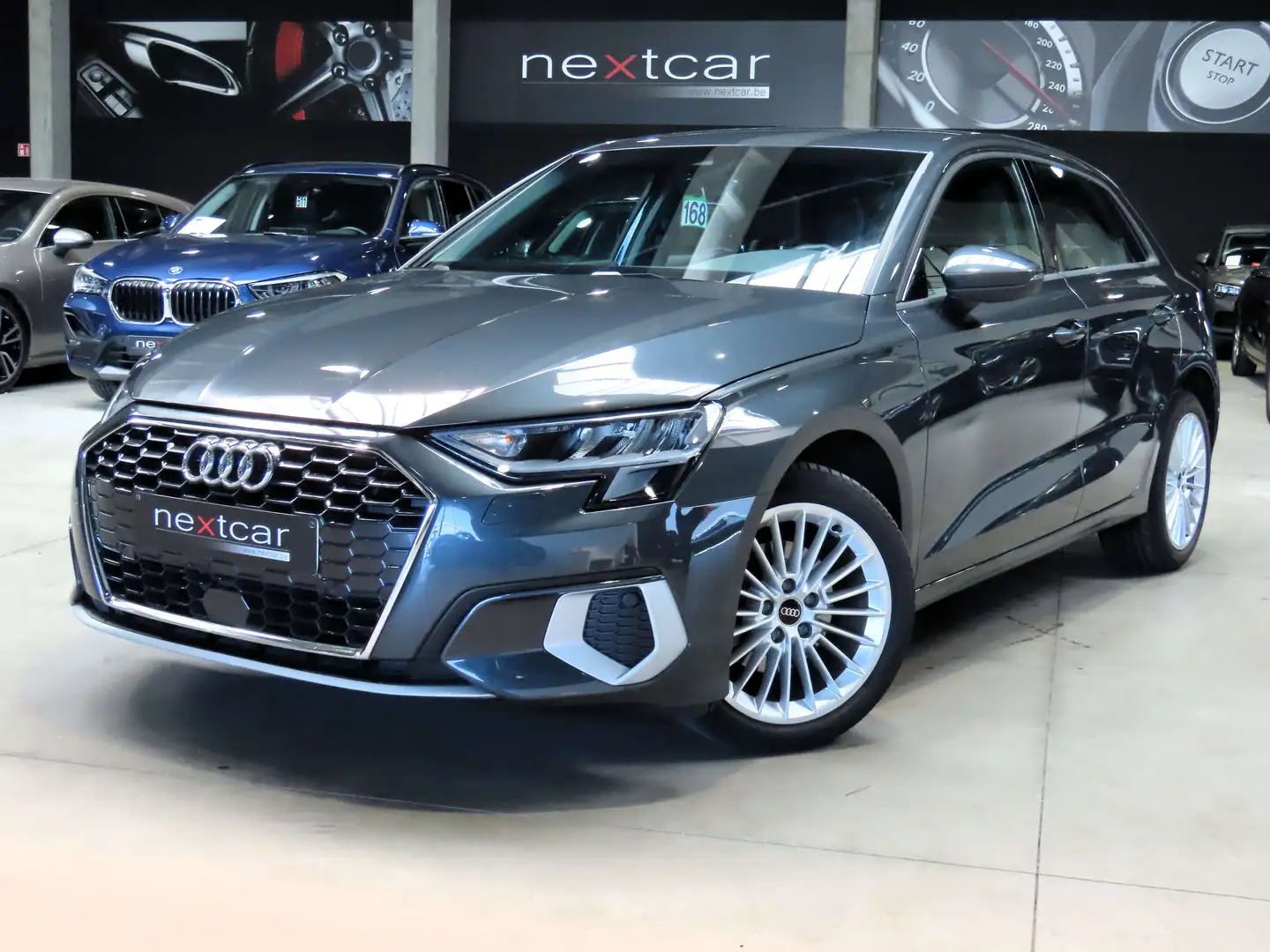 Audi A3 30TFSI Sportback  Advanced LED-CRUISE-NAVI-VIRTUAL Gris - 1