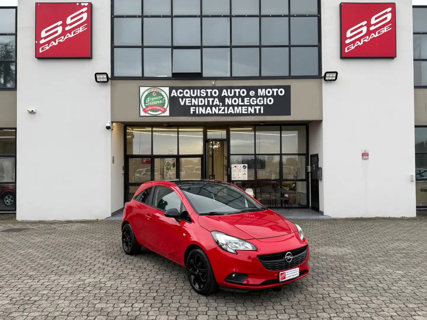 Opel Corsa Corsa 1.4 90CV Start&Stop aut. Coupé b-Color Rood - 1