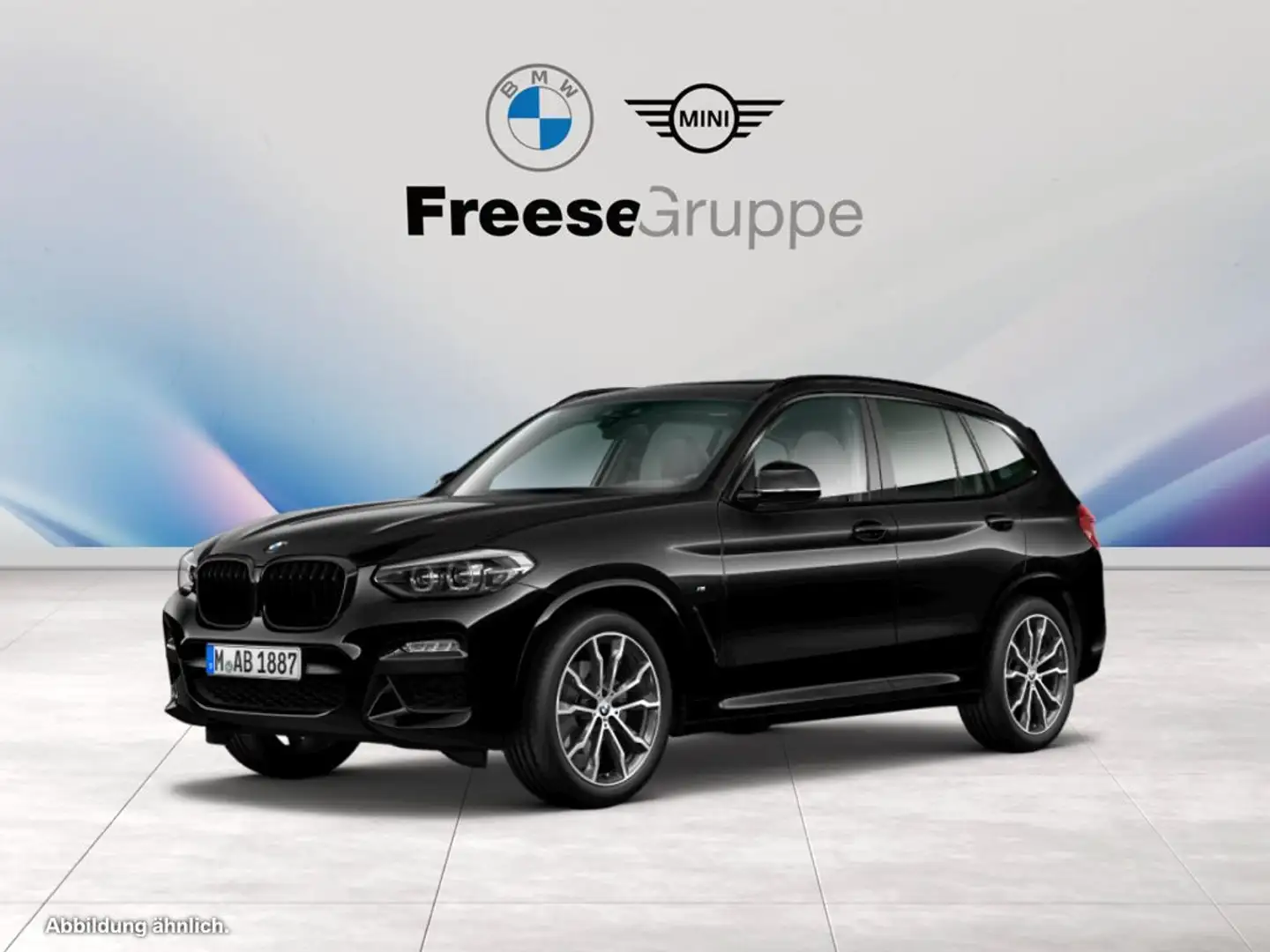 BMW X3 xDrive20d AHK Laser HEAD-UP PANO RFK HIFI LED Schwarz - 1