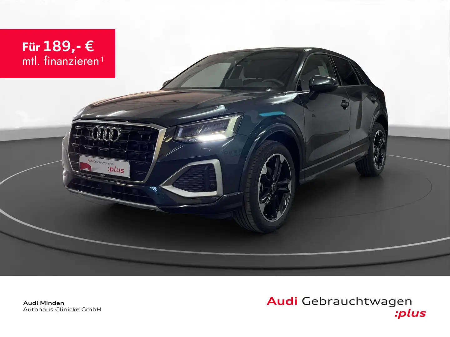 Audi Q2 30 TFSI advanced AHK LED LM 18" PDC ACC Stand Grau - 1