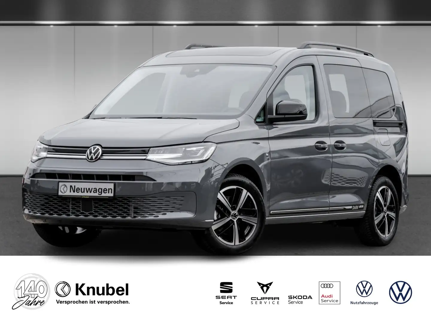 Volkswagen Caddy Dark Label 1.5 TSI DSG LED Pano AGR-Sitze Ass+ ... Grijs - 1