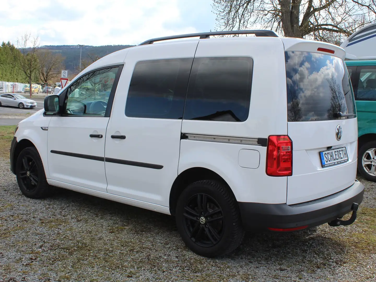 Volkswagen Caddy EcoProfi,Hu+AU NEU, AHK, Airlineschiene Zurrsystem Weiß - 2