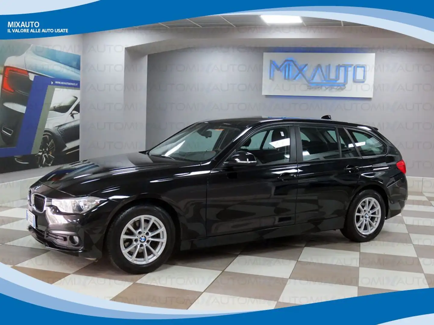 BMW 318 D Touring Business AUT EU6 Nero - 1