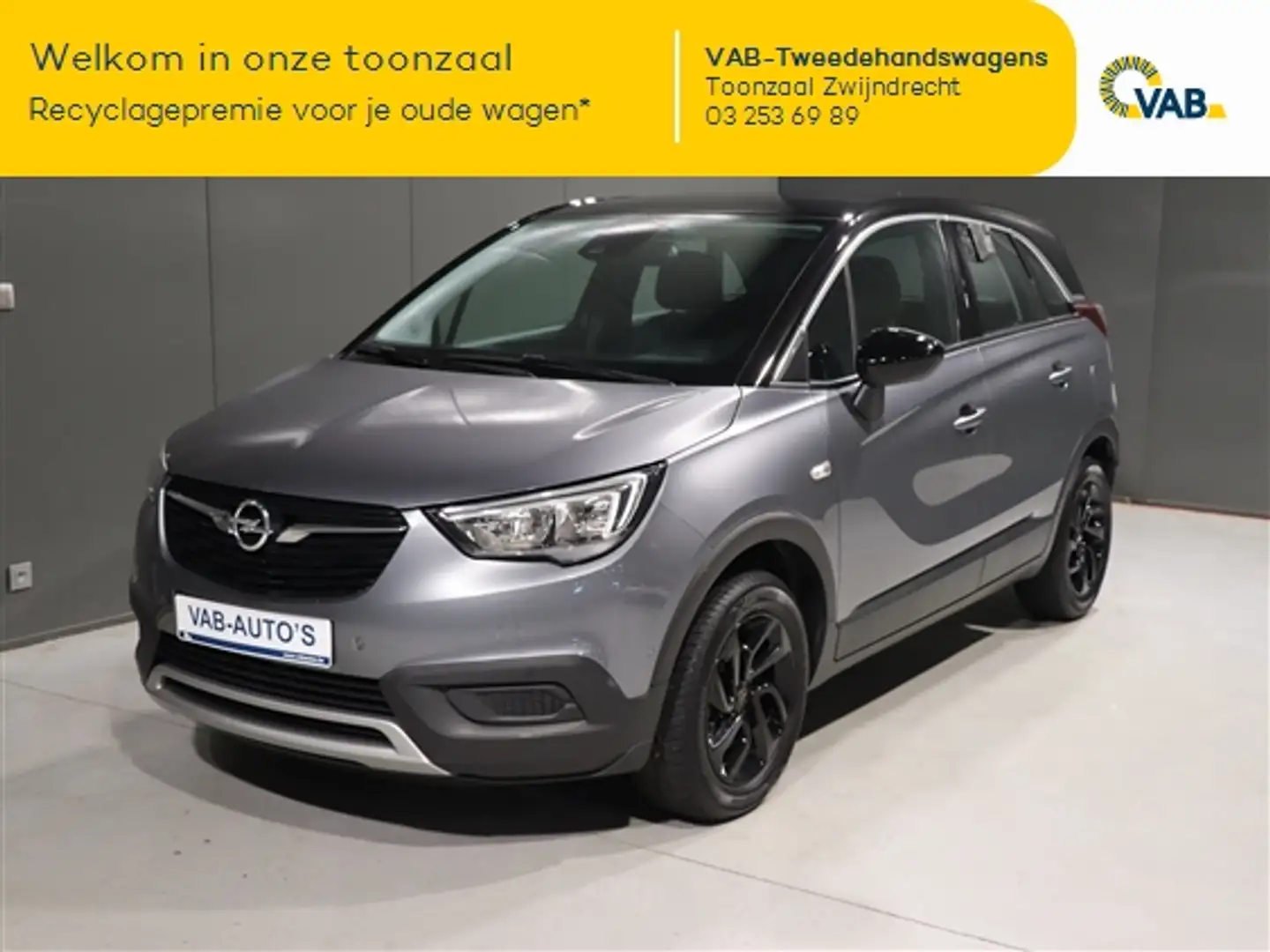 Opel Crossland X DESIGN LINE Turbo 110 pk Gris - 1