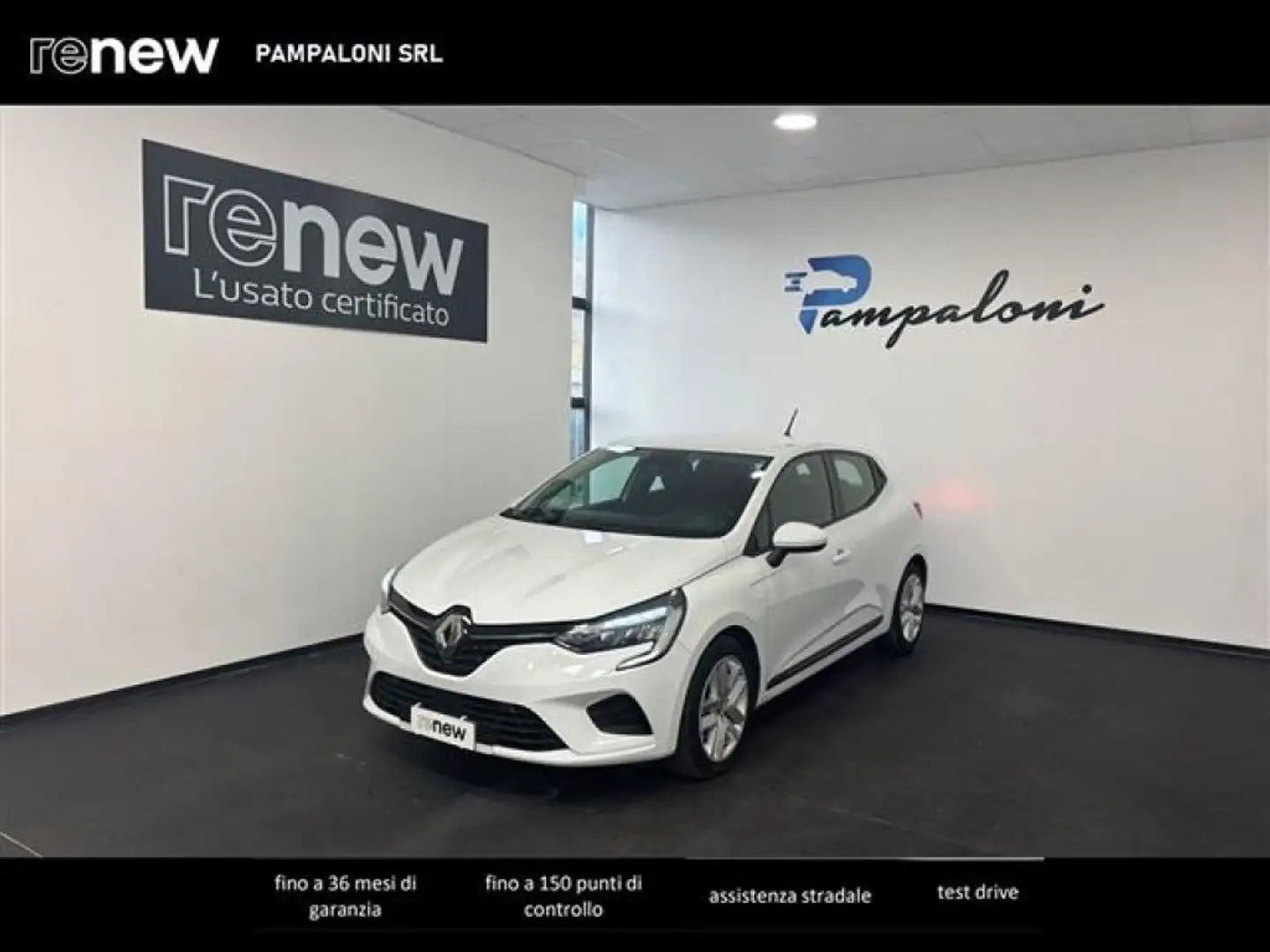 Renault Clio 5 Porte 1.6 E-TECH Hybrid 140cv Zen Auto my21 Bianco - 1