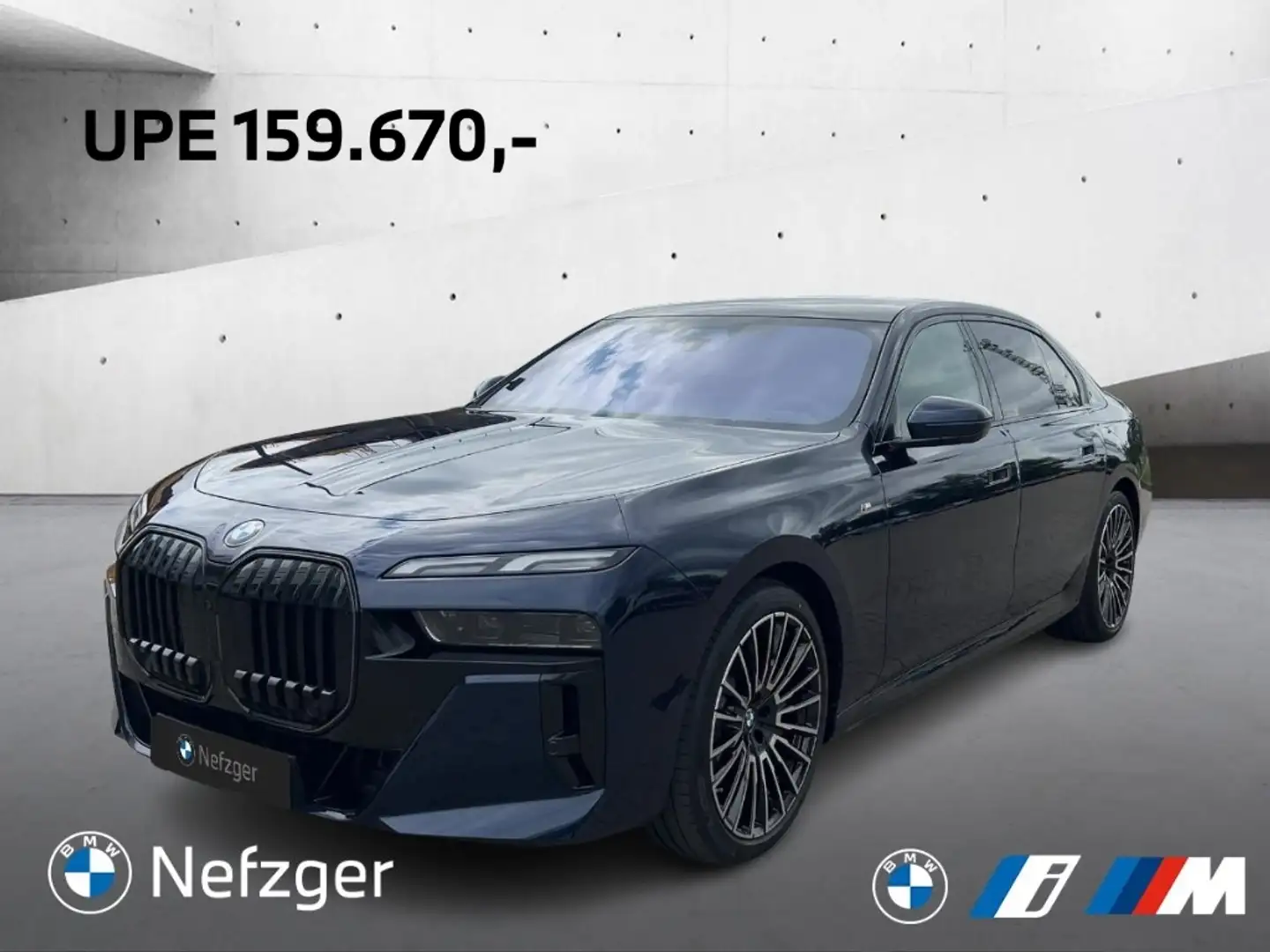 BMW 740 d xDrive M Sport Leder Park-Assistent Autobahn-Ass Blau - 1