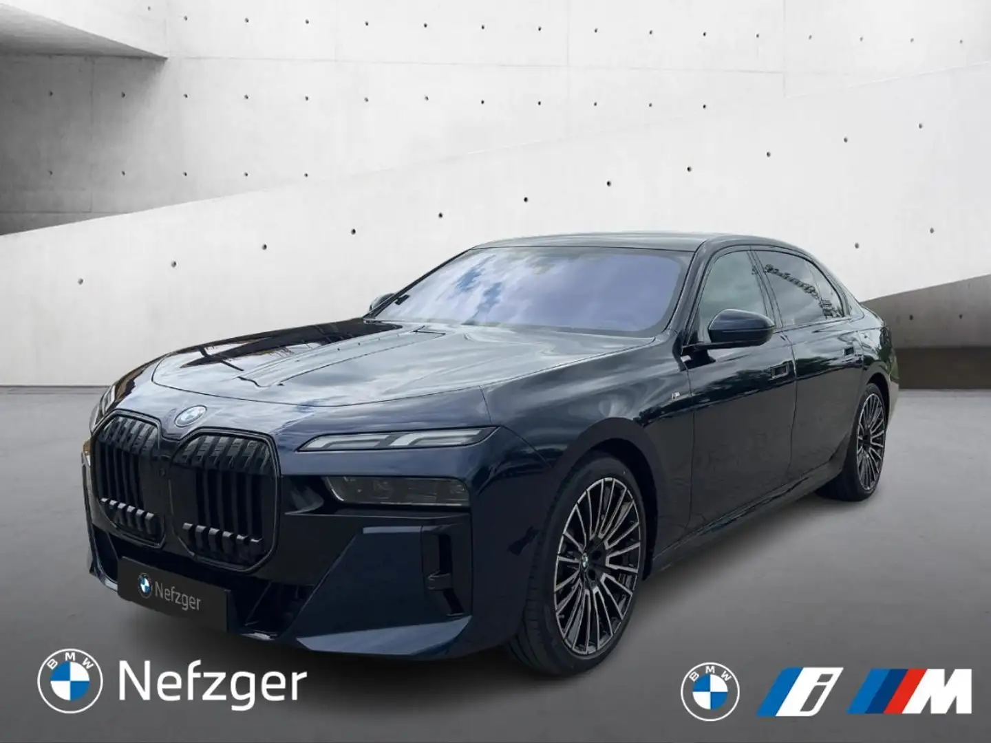 BMW 740 d xDrive M Sport Leder Park-Assistent Autobahn-Ass Blau - 1