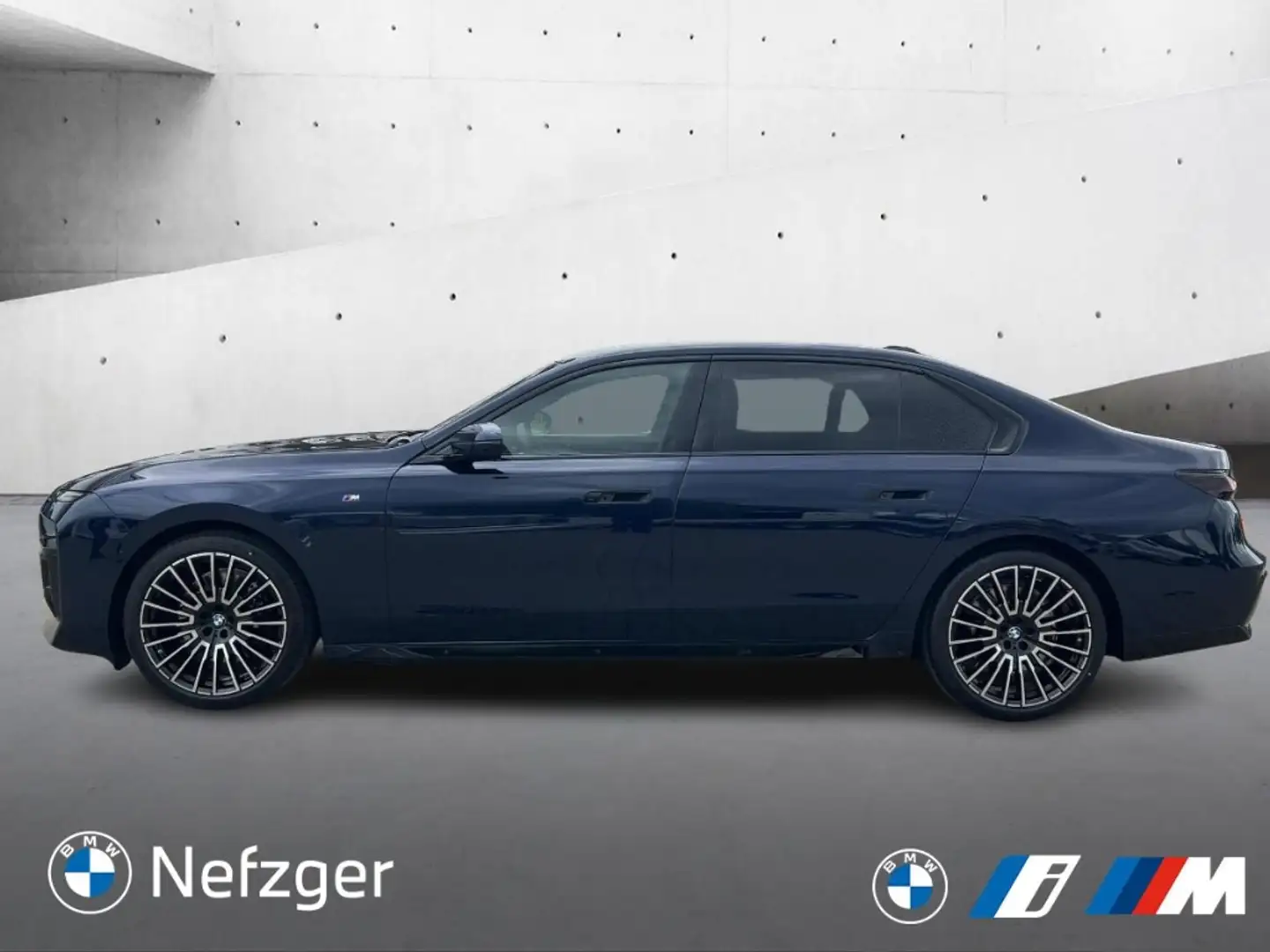 BMW 740 d xDrive M Sport Leder Park-Assistent Autobahn-Ass Blau - 2