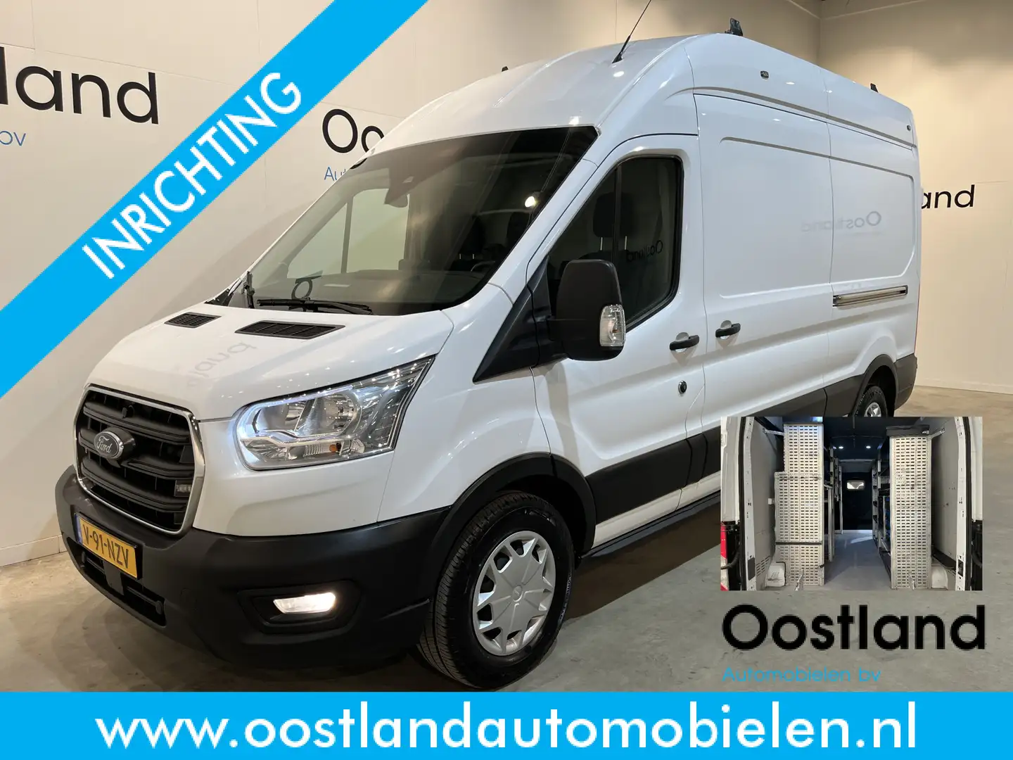 Ford Transit 350 2.0 TDCI L3H3 Trend Servicebus / Inrichting / Weiß - 1