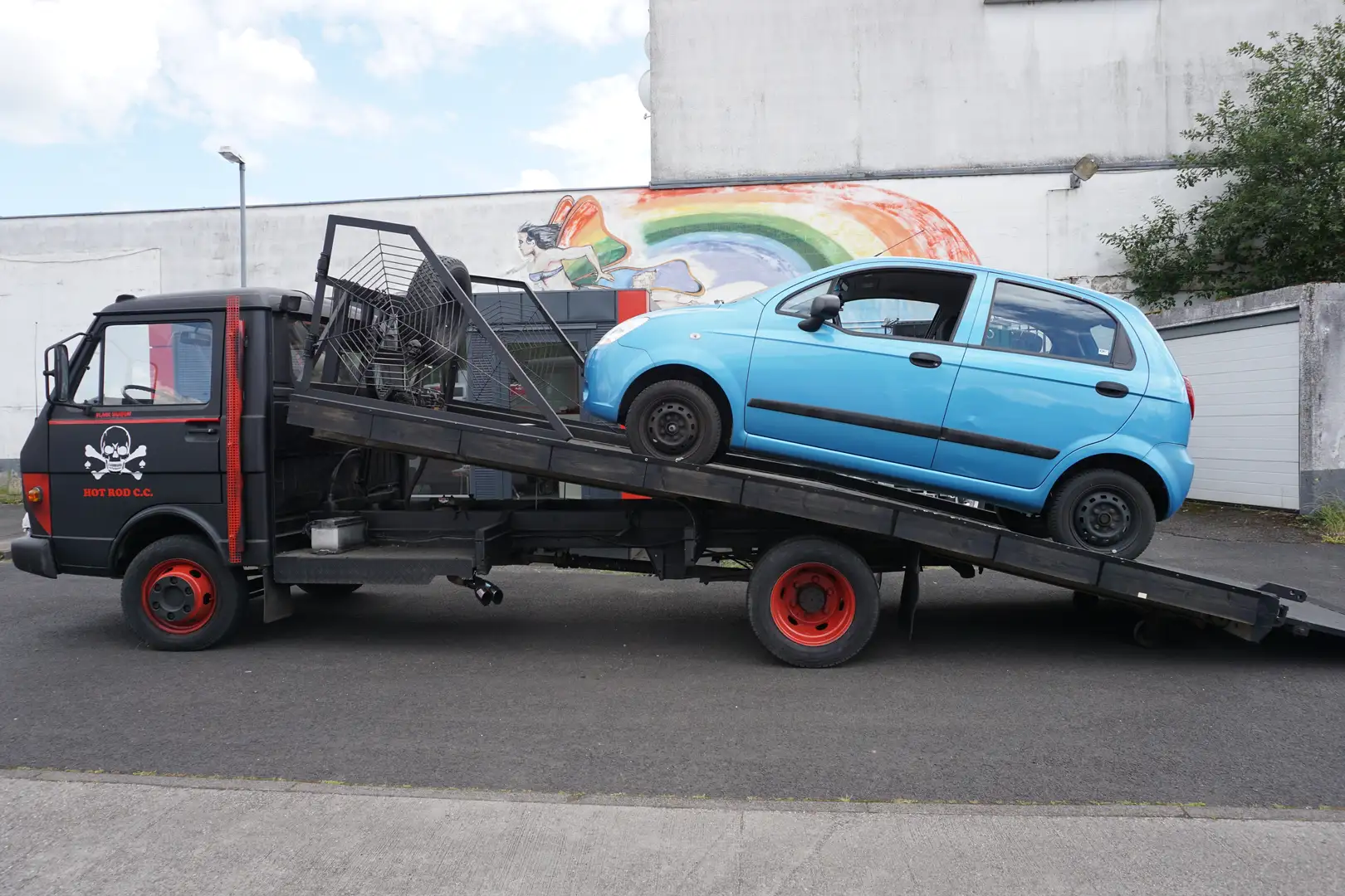 Volkswagen LT LT 50 TD 21F7A2/W36, Abschleppwagen Schiebeplatte Schwarz - 1