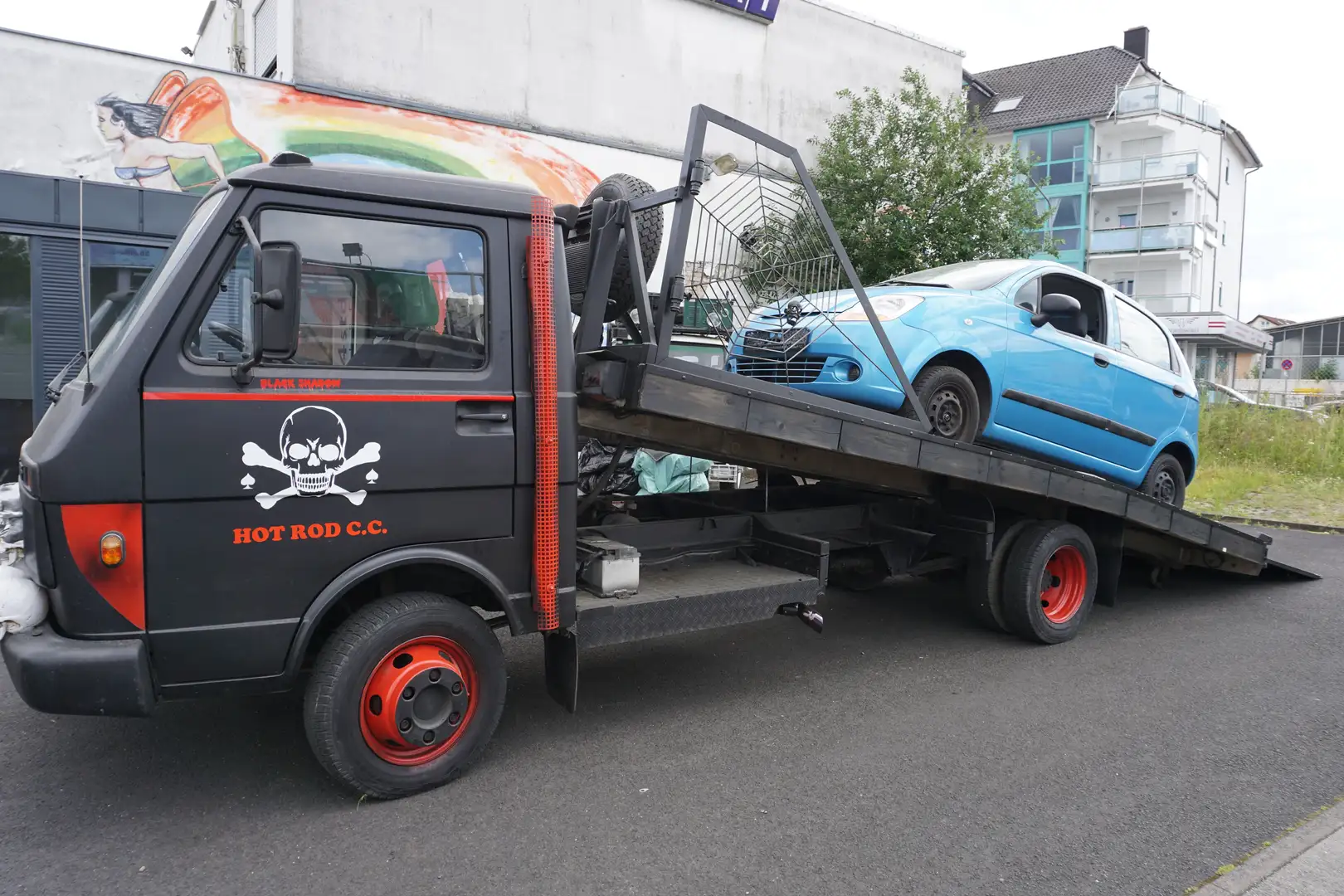 Volkswagen LT LT 50 TD 21F7A2/W36, Abschleppwagen Schiebeplatte Schwarz - 2