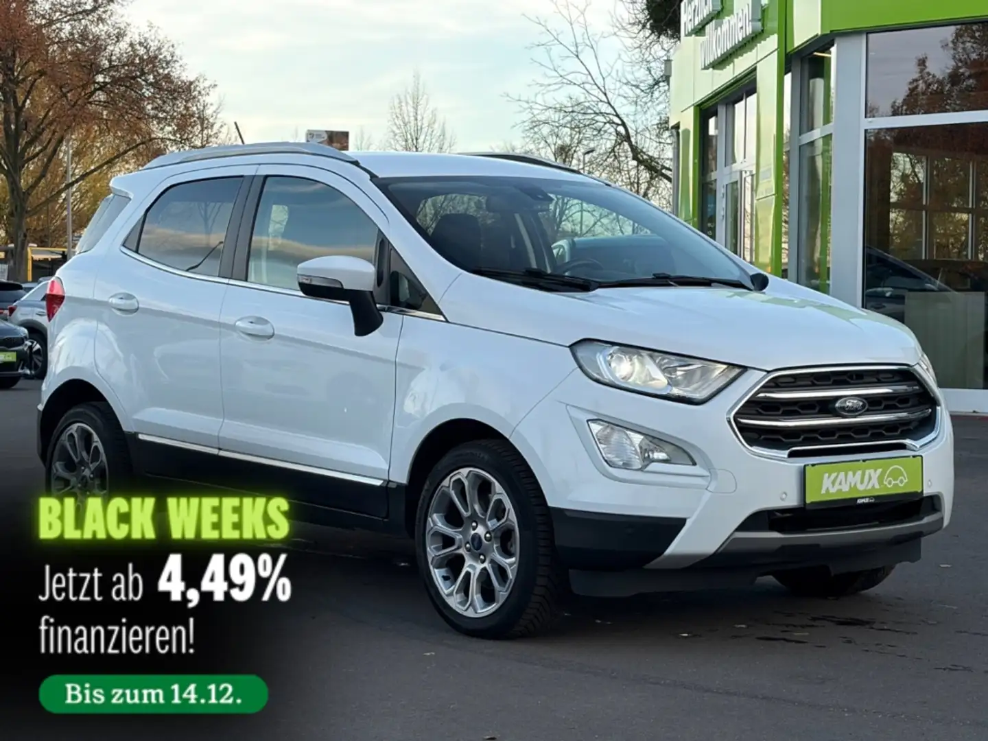 Ford EcoSport 1.0EB Aut.Titanium X+XENON+NAVI+KAMERA Blanc - 1